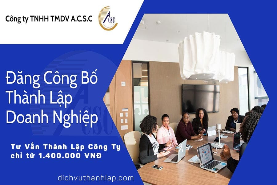 thủ tục bổ sung ngành nghề kinh doanh Đăng Công Bố Thành Lập Doanh Nghiệp