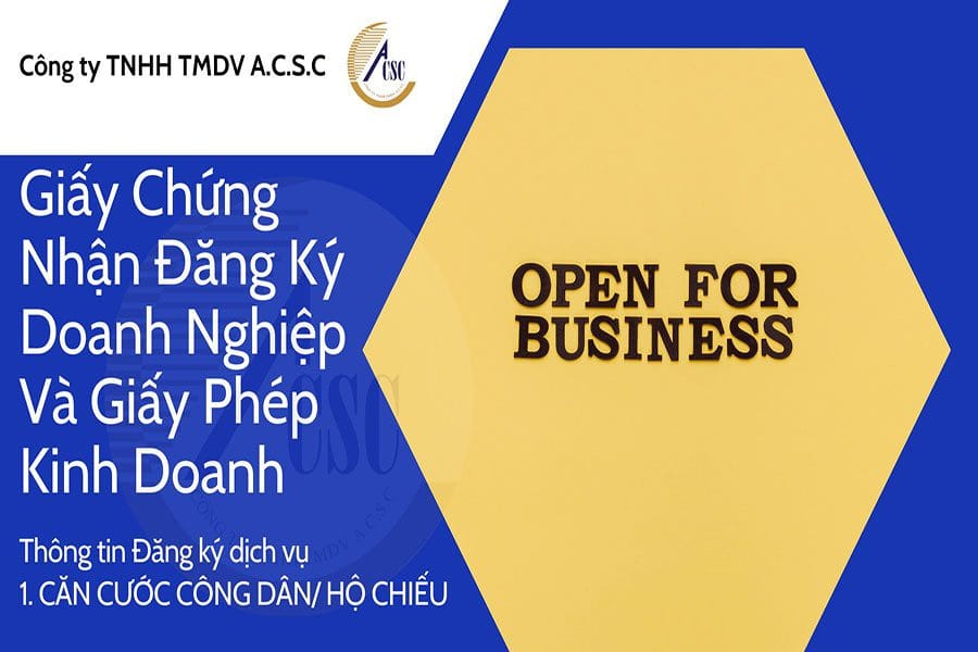 thủ tục thành lập công ty tnhh 2 thành viên Giấy Chứng Nhận Đăng Ký Doanh Nghiệp Và Giấy Phép Kinh Doanh