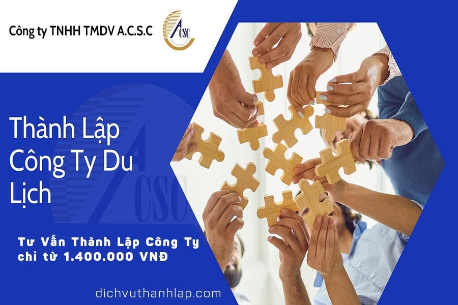 Thành Lập Công Ty Du Lịch