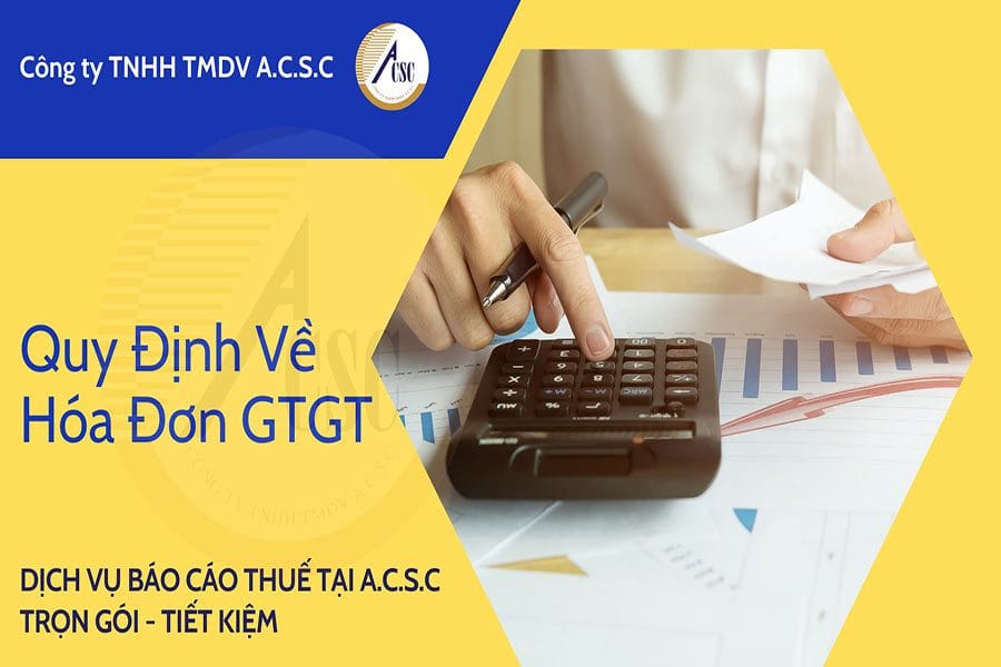 thủ tục thành lập công ty tnhh 2 thành viên Quy Định Về Hóa Đơn GTGT