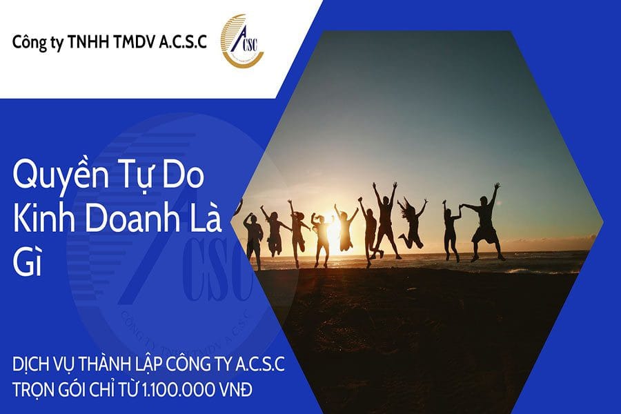 thủ tục thành lập công ty tnhh 2 thành viên Quyền Tự Do Kinh Doanh Là Gì