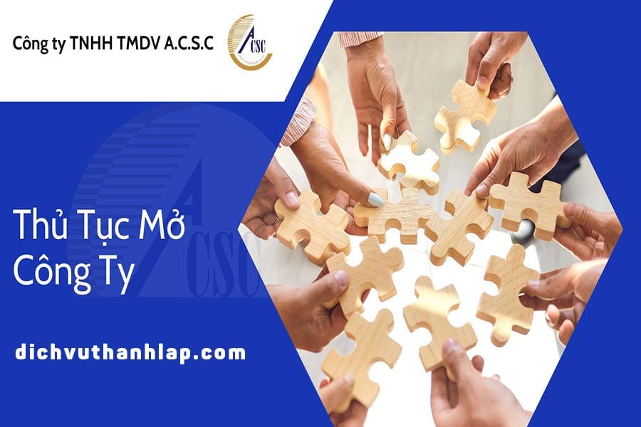 Thủ Tục Mở Công Ty Thủ Tục Mở Công Ty