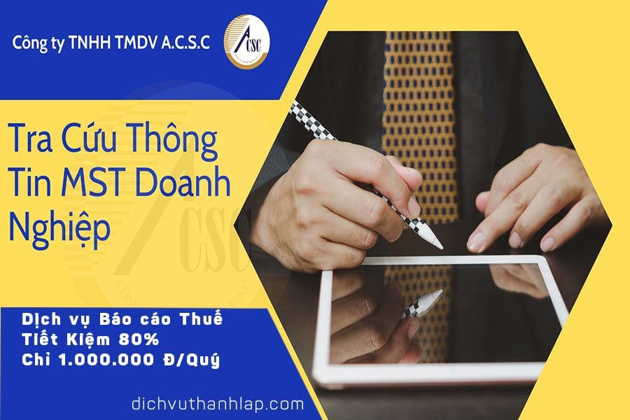 Tra Cứu Thông Tin MST Doanh Nghiệp