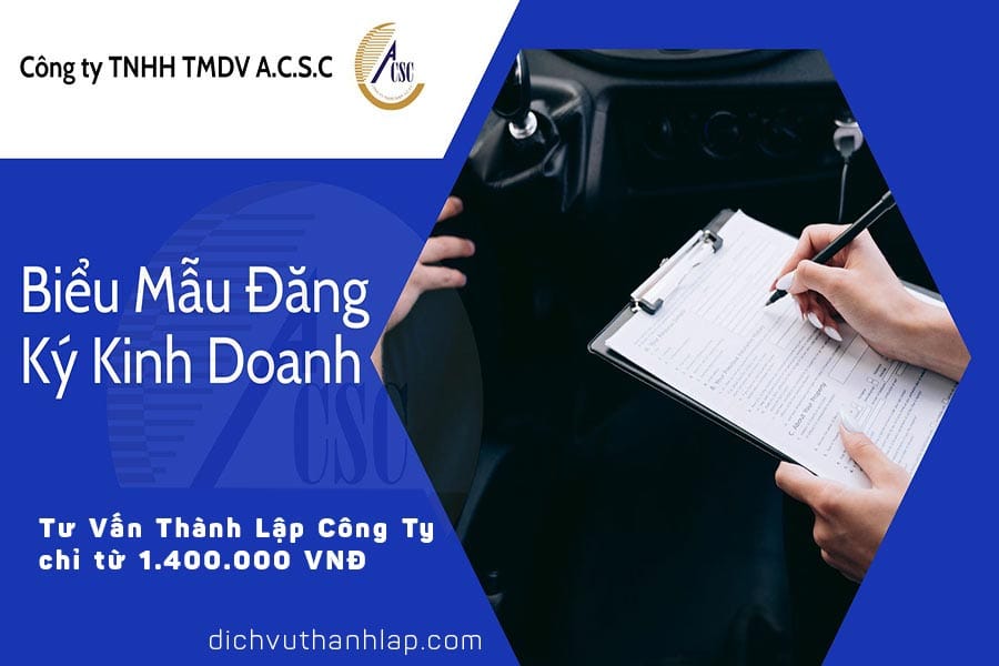 Biểu Mẫu Đăng Ký Kinh Doanh Biểu Mẫu Đăng Ký Kinh Doanh