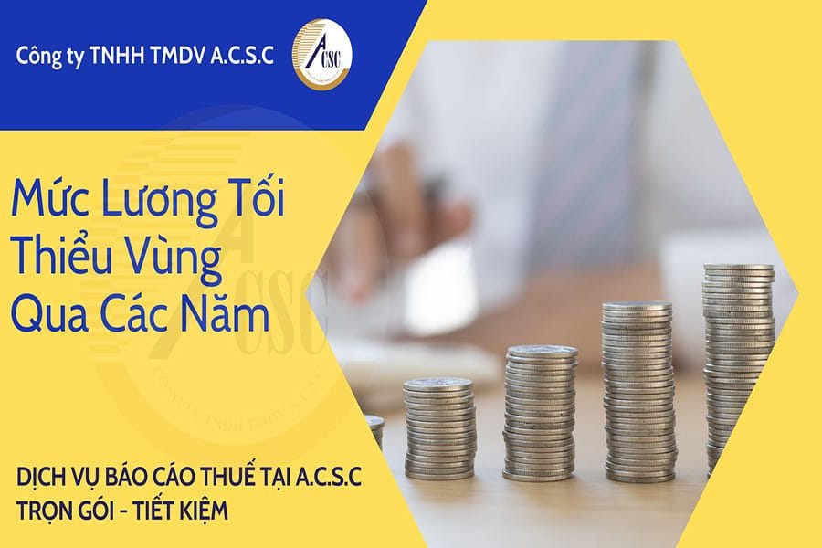 thủ tục thành lập công ty tnhh 2 thành viên Mức Lương Tối Thiểu Vùng Qua Các Năm