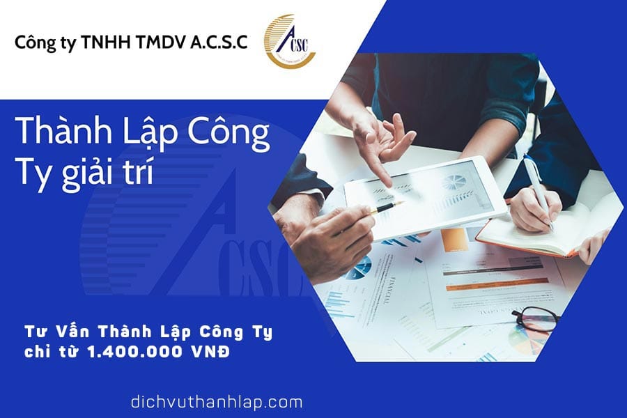 Thành lập công ty giải trí