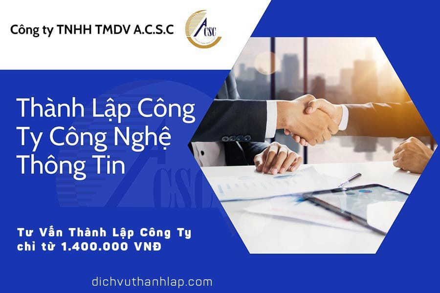 Thành Lập Công Ty Công Nghệ Thông Tin
