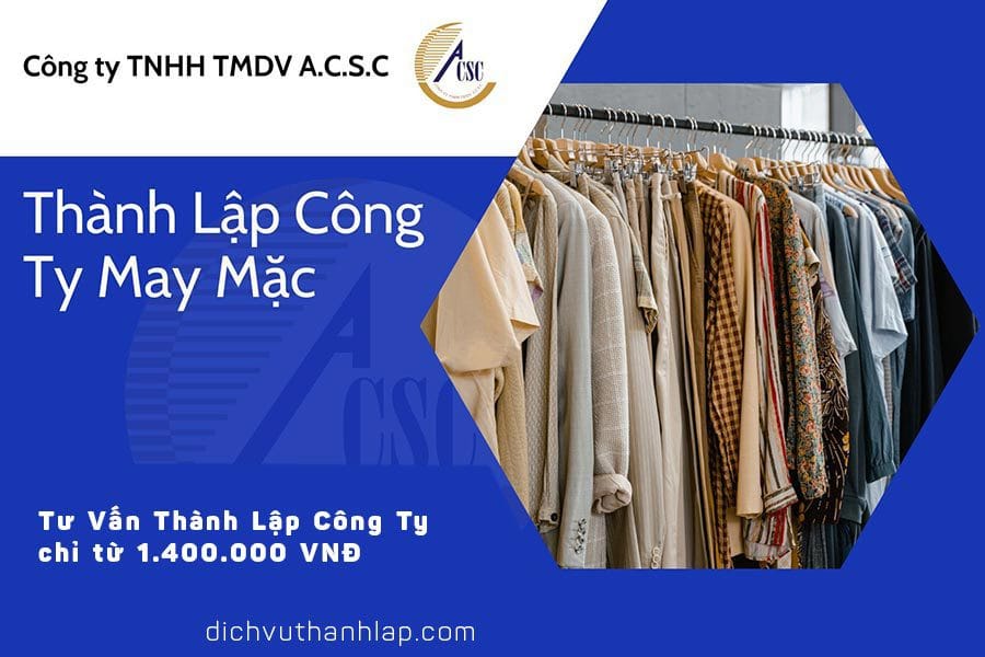Thành Lập Công Ty May Mặc